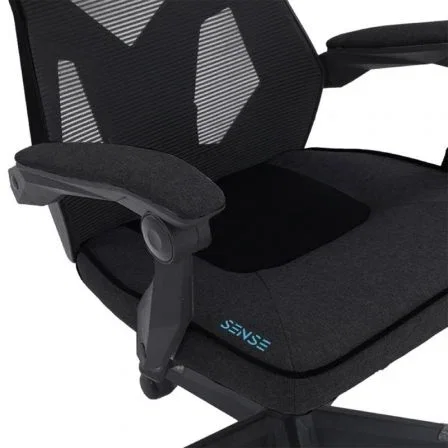 Stinger By Woxter Woxter Stinger Station Sense Silla Gaming Ergonómica con Respaldo de Malla, Reclinable 135°, Ajustable - Negro - Ref. GM26-124 Stinger By Woxter Woxter Stinger Station Sense Silla Gaming Ergonómica con Respaldo de Malla, Reclinable 135°, Ajustable - Negro - Ref. GM26-124